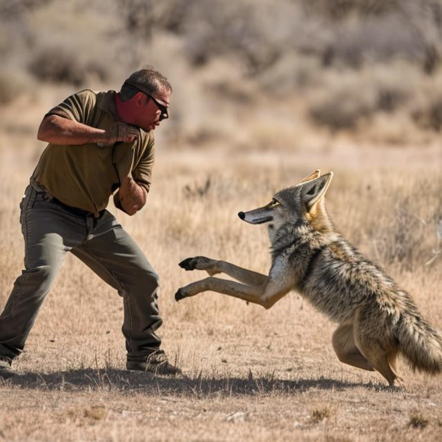 Surviving a coyote pack attack: Let's kick some ass